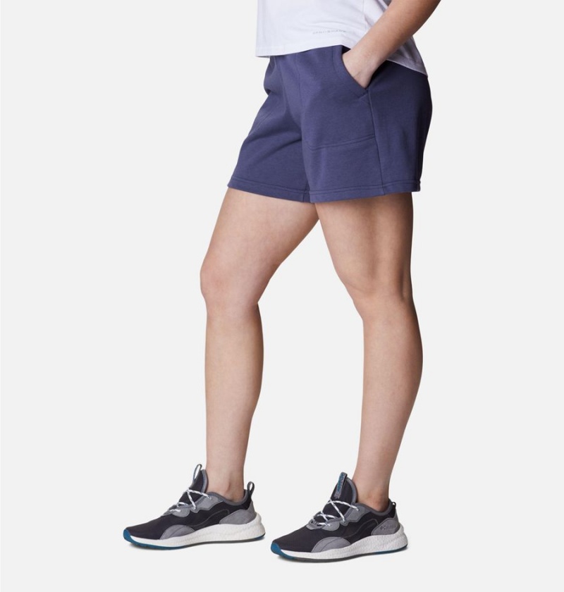 Navy Women's Columbia Mineral Ridge Pull On Shorts | AQSPL-2136