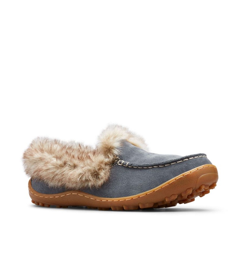 Navy Women's Columbia Minx Omni Heat Slippers | DFQHE-2579