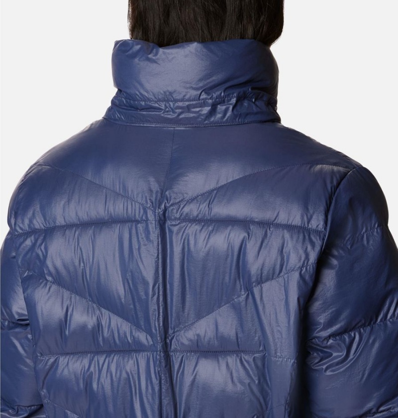 Navy Women's Columbia Peak to Park Mid Insulated Puffer Jacket | TZRQX-8426