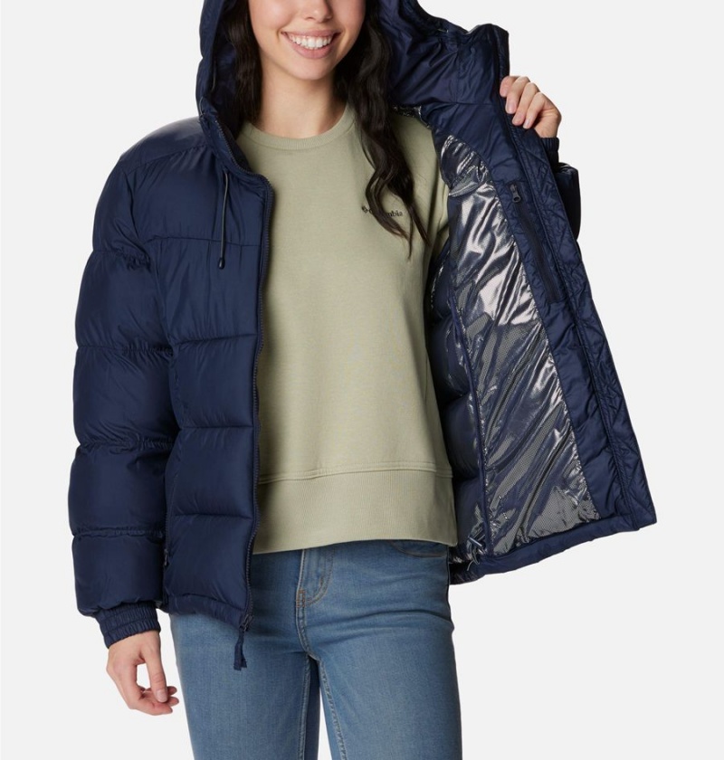 Navy Women's Columbia Pike Lake II Insulated Puffer Jacket | GVYPN-3015