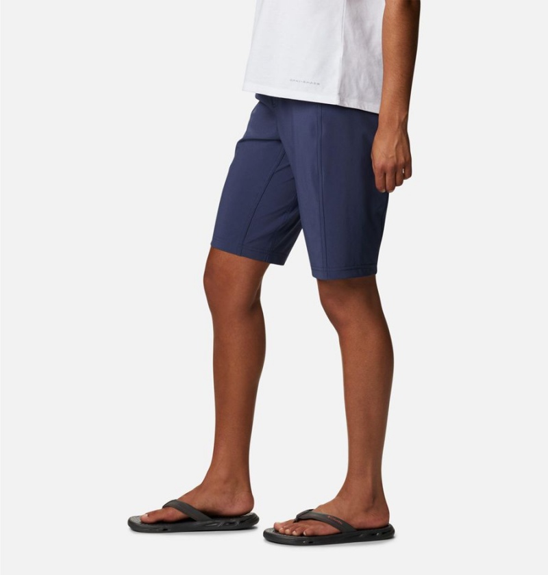 Navy Women's Columbia Pleasant Creek Board Shorts | BWADR-0384