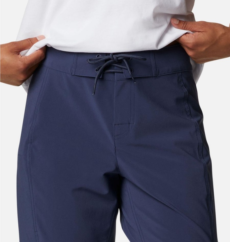 Navy Women's Columbia Pleasant Creek Board Shorts | BWADR-0384