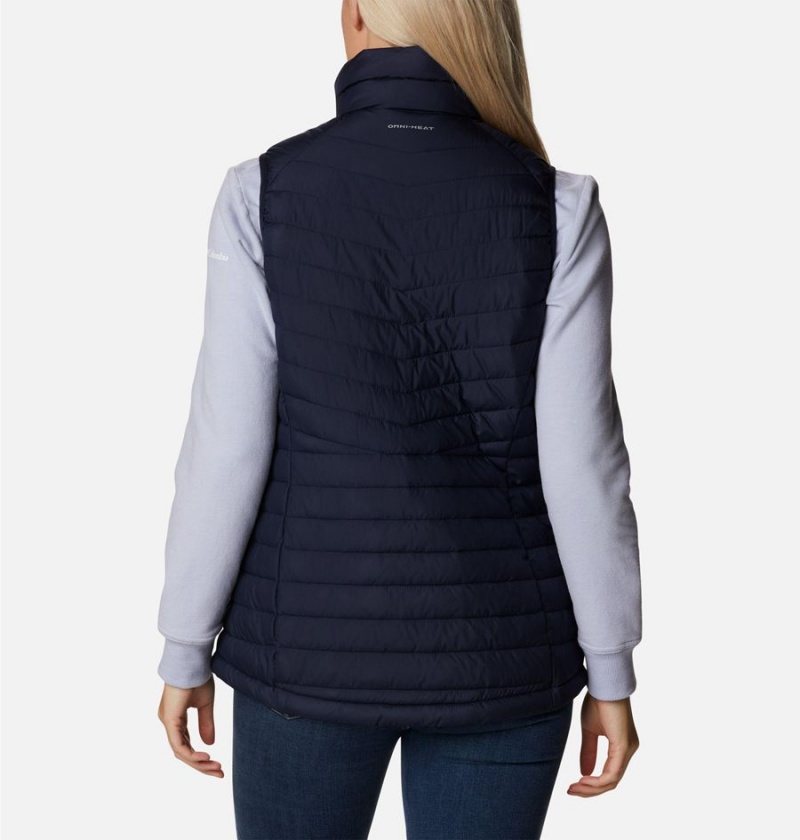 Navy Women's Columbia Slope Edge Vest | SDJOZ-2931