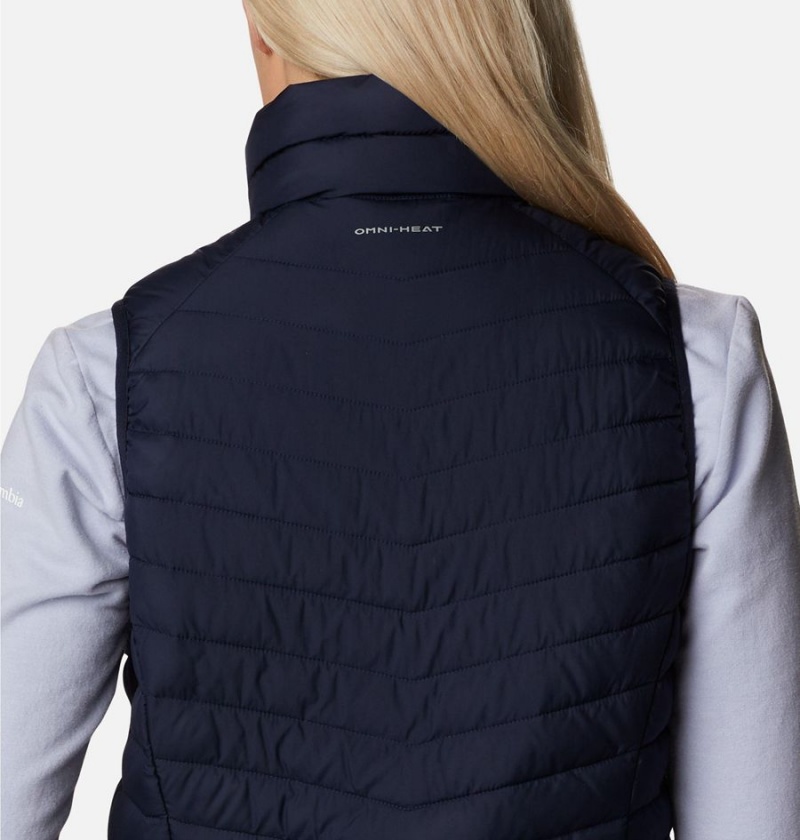 Navy Women's Columbia Slope Edge Vest | SDJOZ-2931