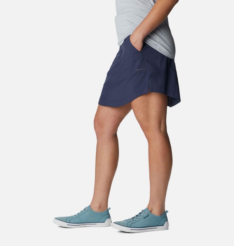 Navy Women's Columbia Summerdry Skirts | FDOQA-3259