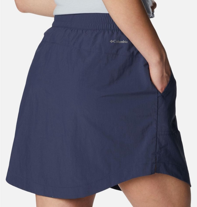 Navy Women's Columbia Summerdry Skirts | FDOQA-3259