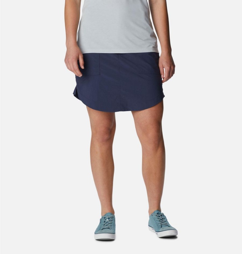 Navy Women\'s Columbia Summerdry Skirts | FDOQA-3259