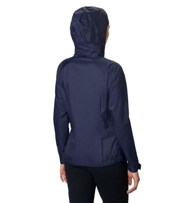 Navy Women's Columbia Switchback III Rain Jacket | GJXAB-0678