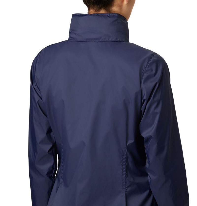 Navy Women's Columbia Switchback III Rain Jacket | GJXAB-0678