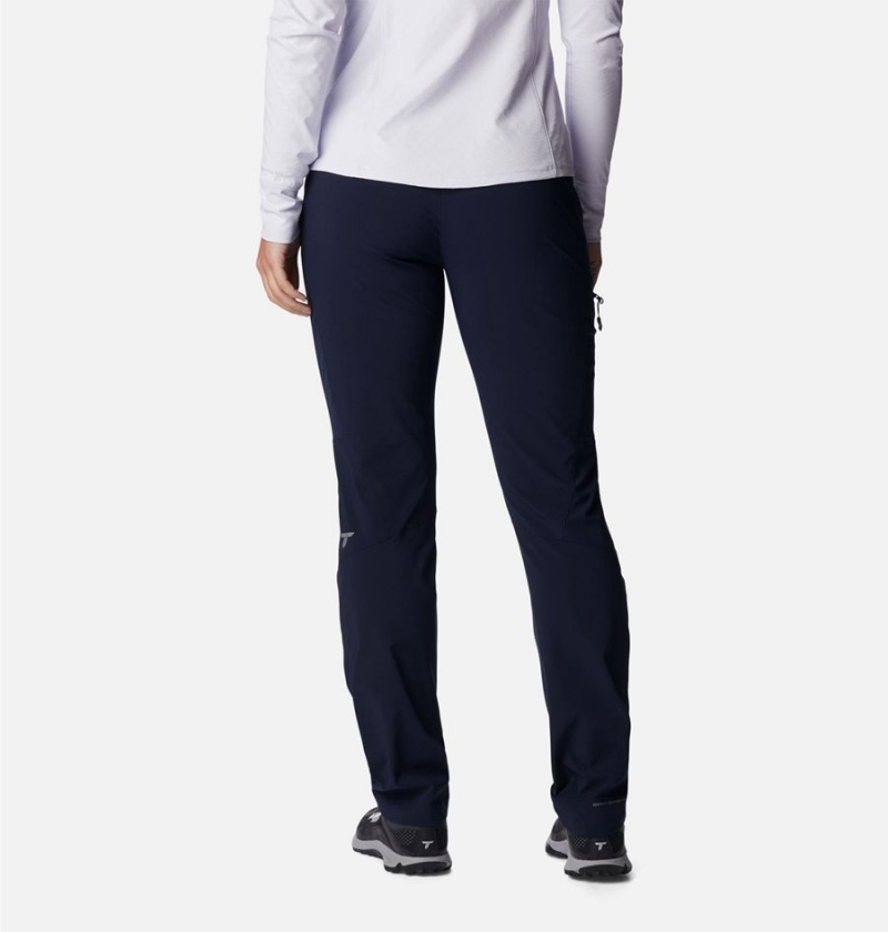 Navy Women's Columbia Titan Pass Pants | QYFDB-7812