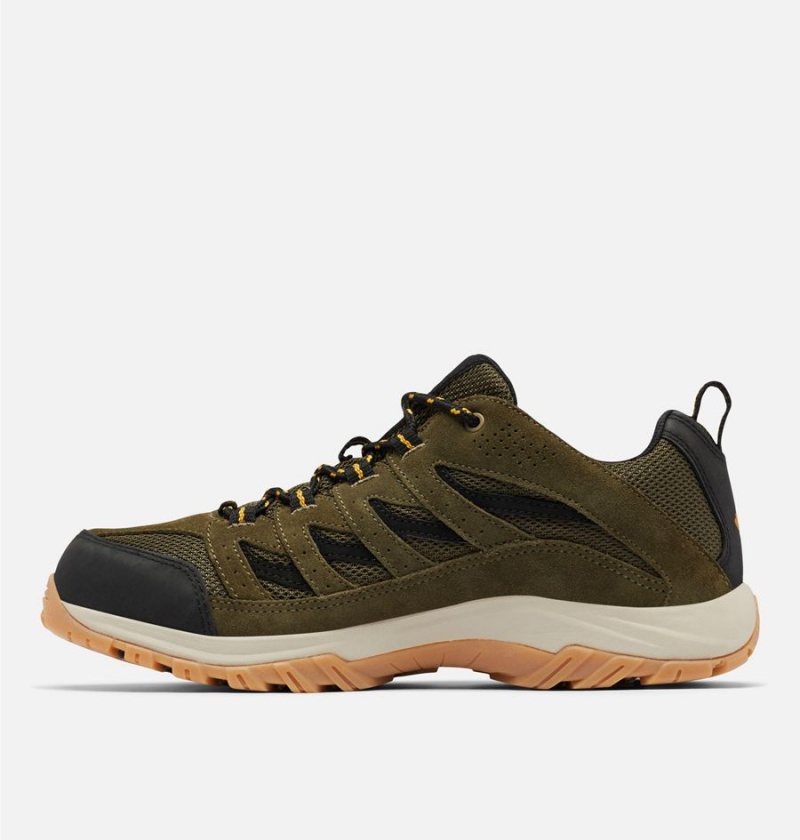 Olive Men's Columbia Crestwood Hiking Shoes | QIXOT-2895