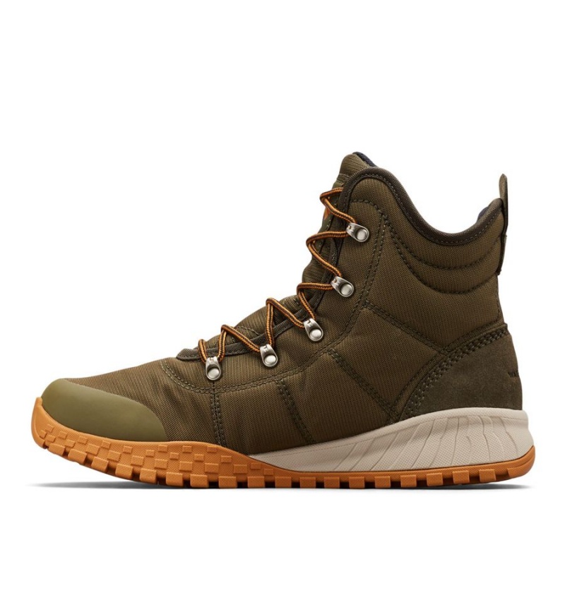 Olive Men's Columbia Fairbanks Omni Heat Boots | TURSC-9230