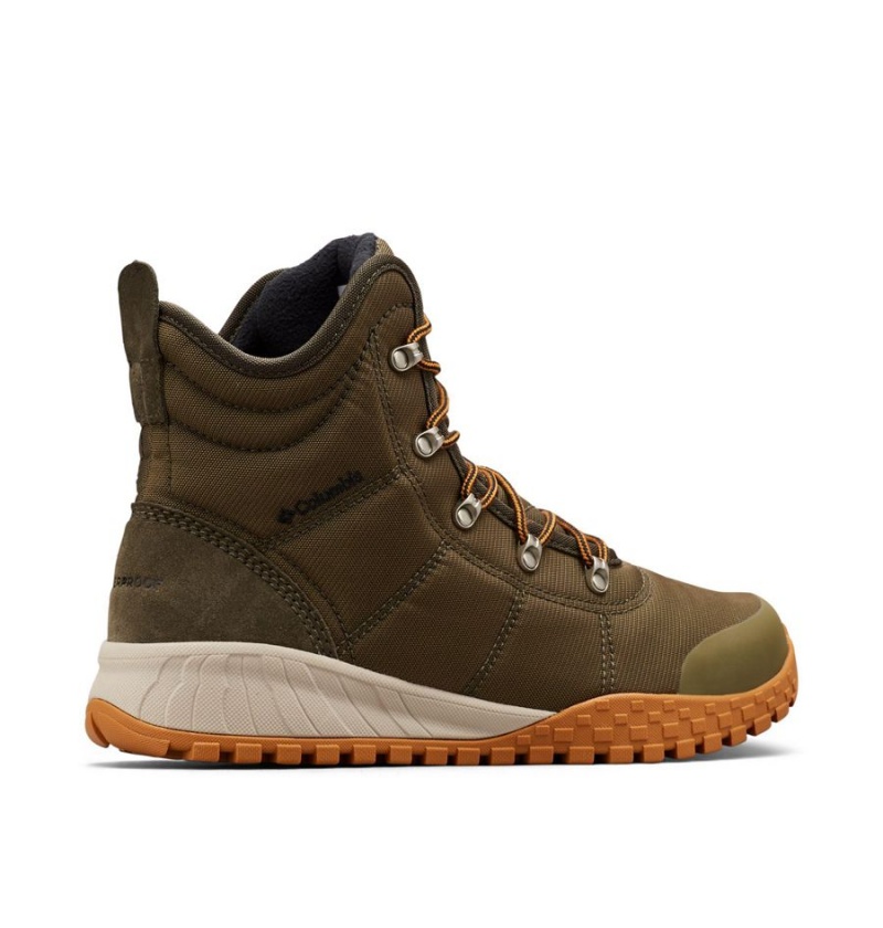 Olive Men's Columbia Fairbanks Omni Heat Boots | TURSC-9230