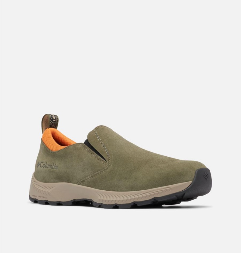 Olive Men's Columbia Landroamer Camper Sneakers | AZFUI-6185