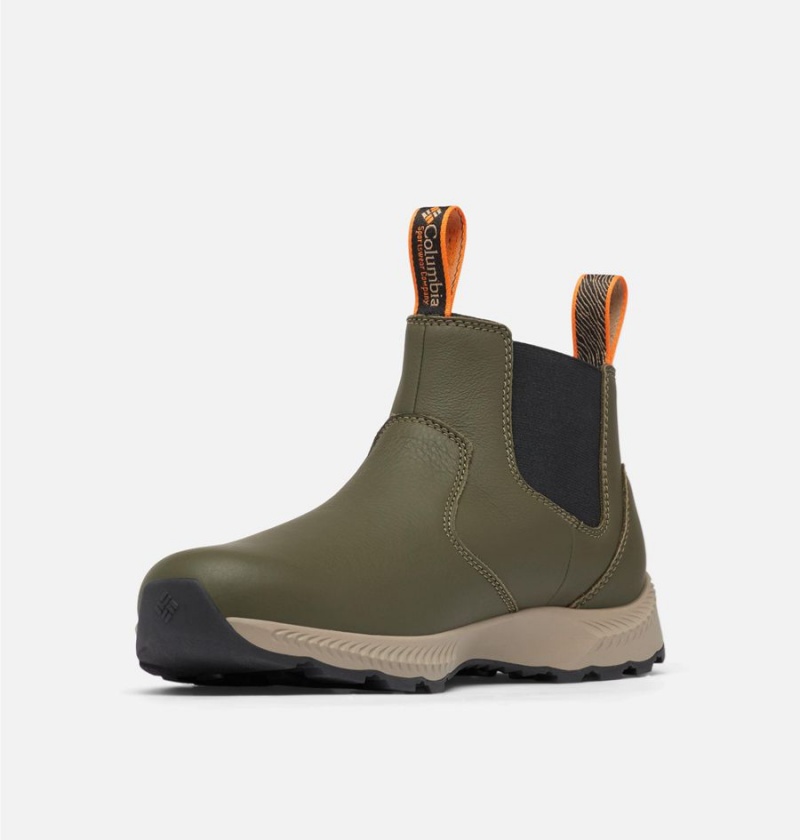 Olive Men's Columbia Landroamer Scout Boots | IAECB-8351