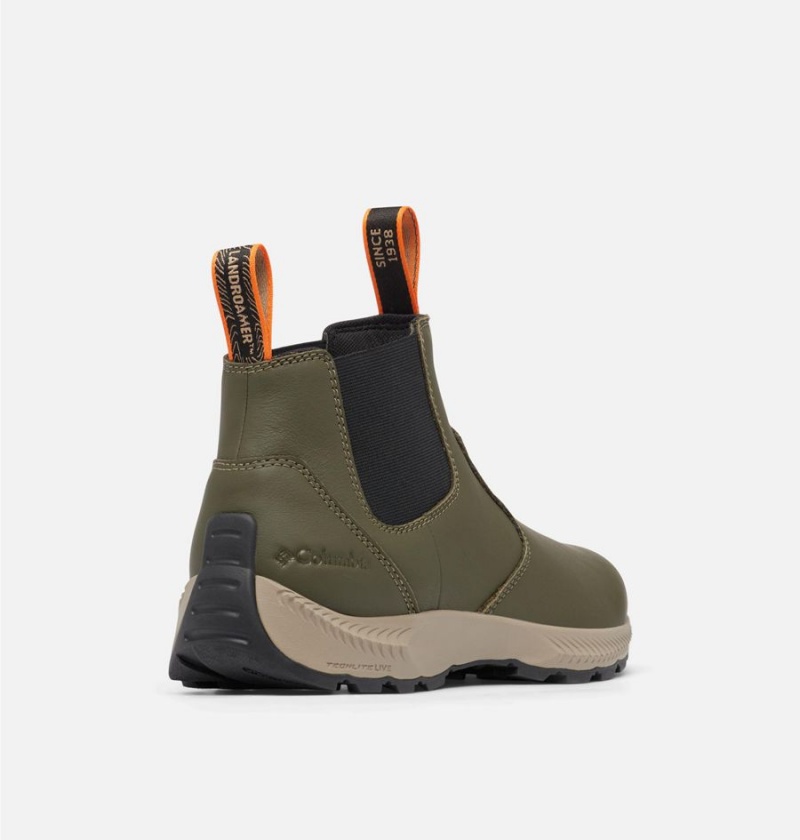 Olive Men's Columbia Landroamer Scout Boots | IAECB-8351