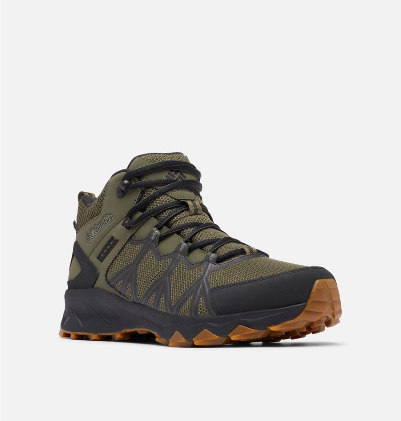 Olive Men's Columbia Peakfreak II Mid OutDry Boot Hiking Shoes | OXAZY-8274