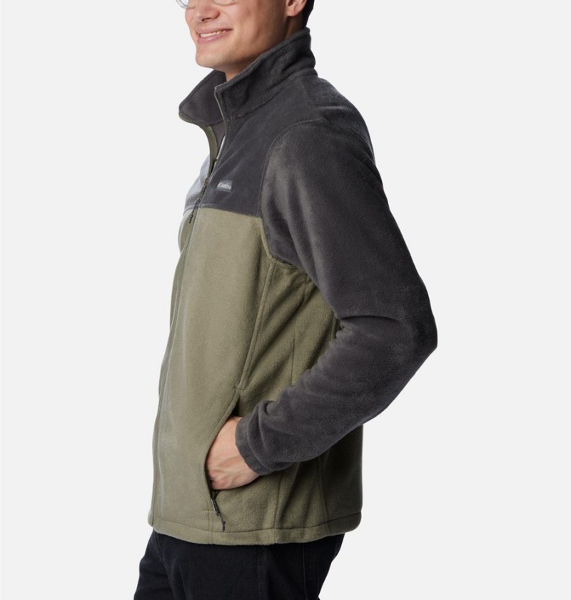 Olive Men's Columbia Steens Mountain 2.0 Full Zip Fleece Jacket | YACVX-6023