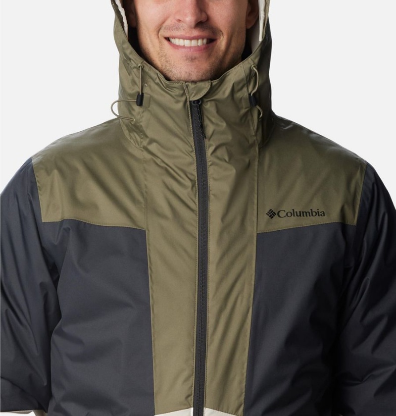 Olive Men's Columbia Wallowa Park Interchange 3 In 1 Jackets | QIZAD-2197