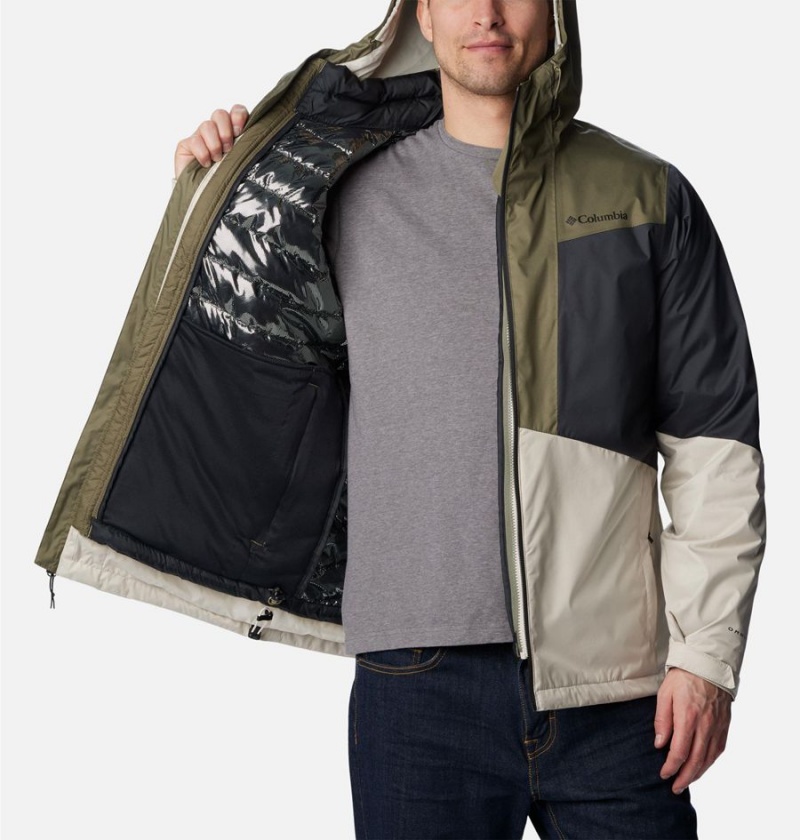 Olive Men's Columbia Wallowa Park Interchange 3 In 1 Jackets | QIZAD-2197