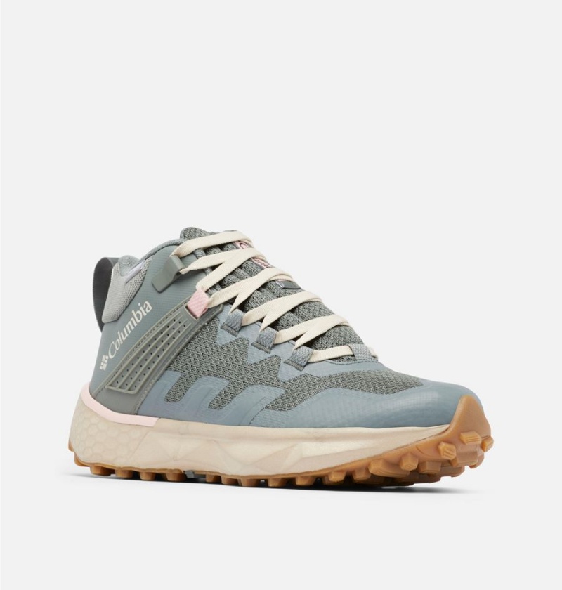 Olive Women's Columbia Facet 75 Mid OutDry Sneakers | TOFVC-8072