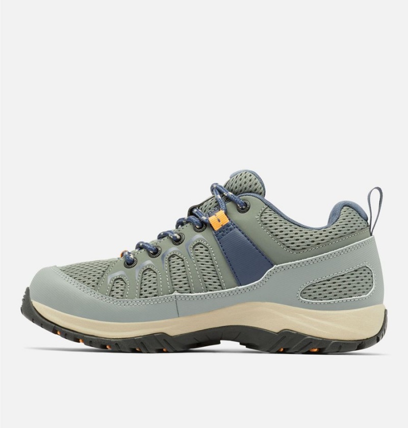 Olive Women's Columbia Granite Trail Waterproof Hiking Shoes | MEVTX-3078