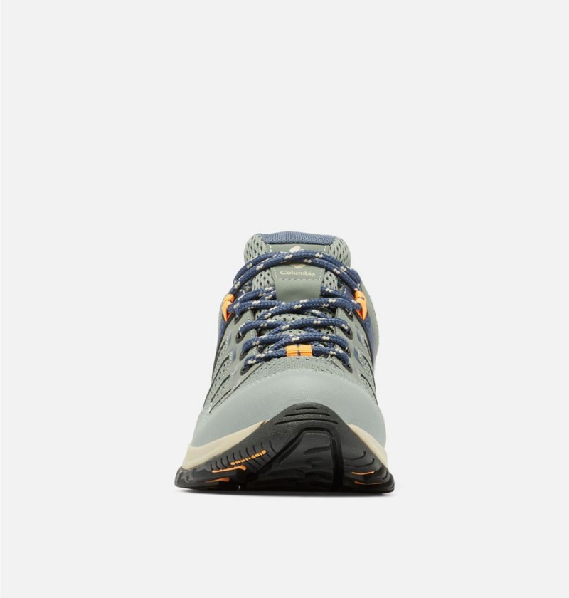 Olive Women's Columbia Granite Trail Waterproof Hiking Shoes | MEVTX-3078