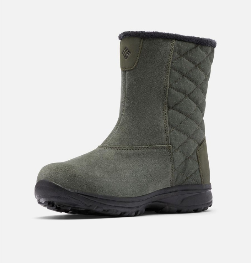 Olive Women's Columbia Ice Maiden Slip III Boots | JQELR-3870