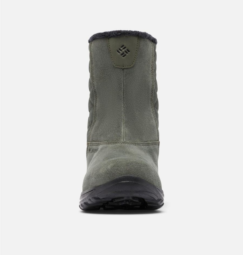 Olive Women's Columbia Ice Maiden Slip III Boots | JQELR-3870