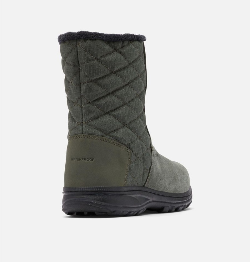 Olive Women's Columbia Ice Maiden Slip III Boots | JQELR-3870