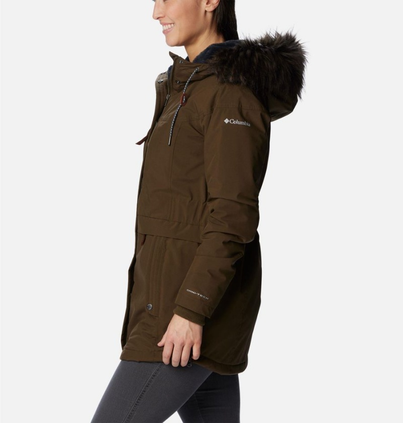 Olive Women's Columbia Payton Pass Insulated Coats | DPMNJ-4968