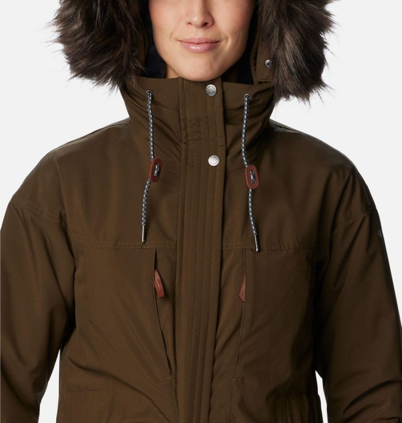 Olive Women's Columbia Payton Pass Insulated Coats | DPMNJ-4968