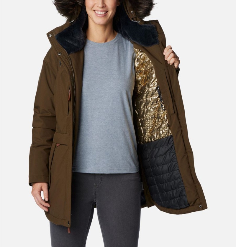 Olive Women's Columbia Payton Pass Insulated Coats | DPMNJ-4968