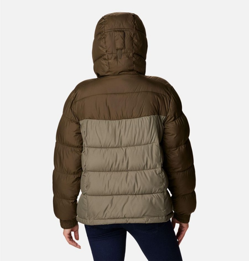 Olive Women's Columbia Pike Lake II Insulated Puffer Jacket | DUNGM-4756