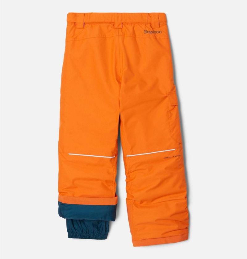 Orange Kids' Columbia Bugaboo II Insulated Ski Pants | GEBXM-5489