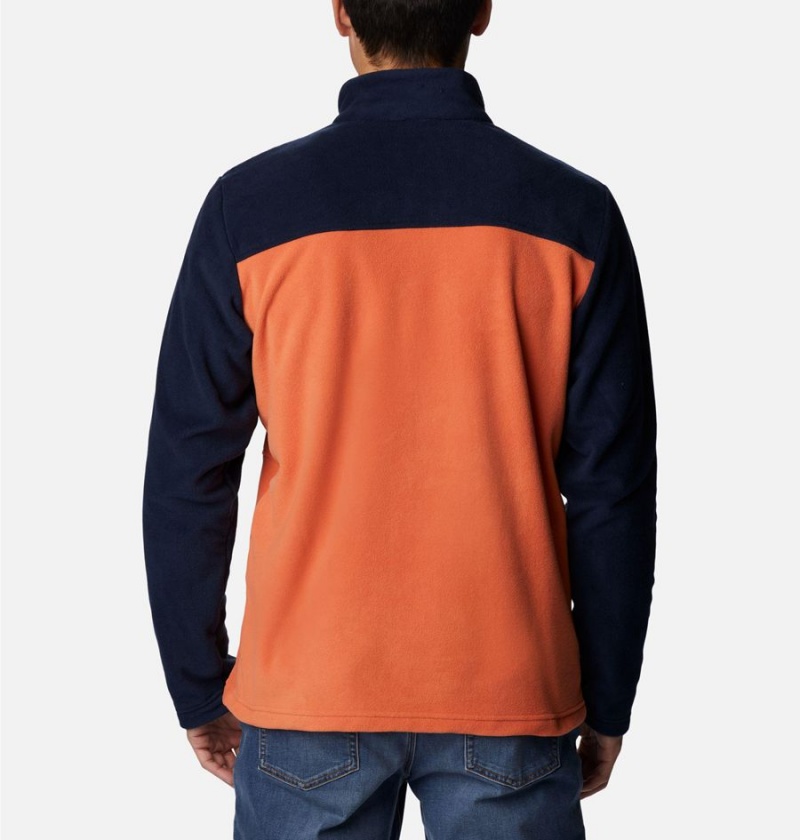 Orange Men's Columbia Castle Dale Full Zip Fleece Jacket | JSGUY-0872