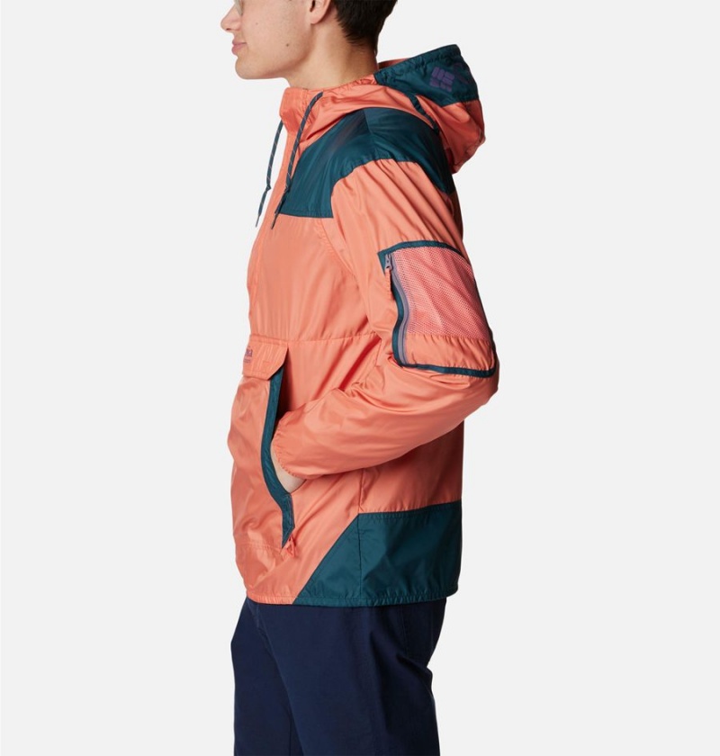 Orange Men's Columbia Challenger Windbreaker | FDNCJ-1248