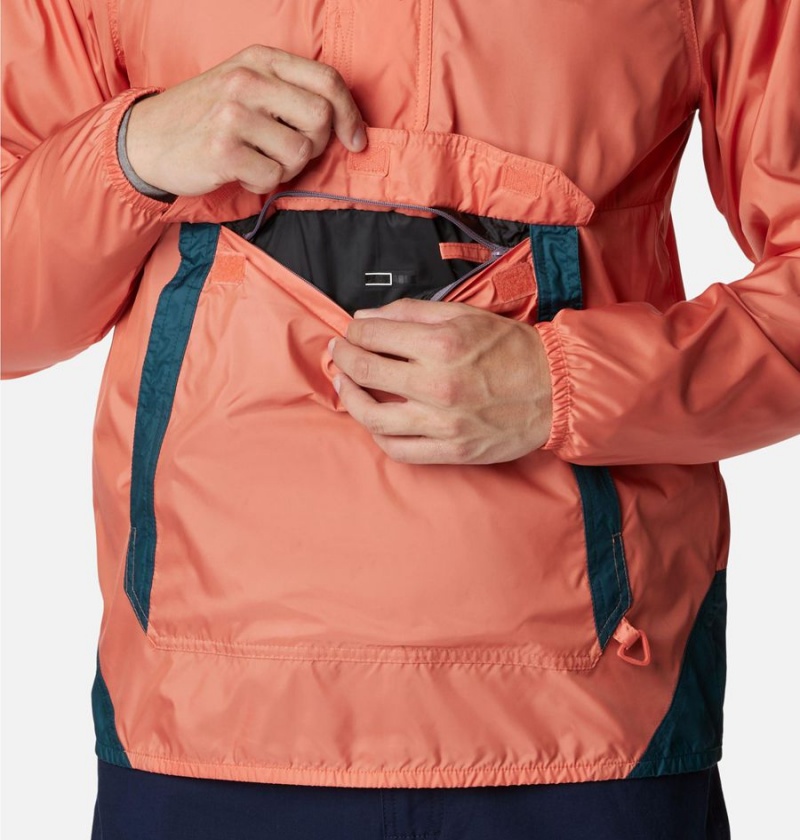 Orange Men's Columbia Challenger Windbreaker | FDNCJ-1248