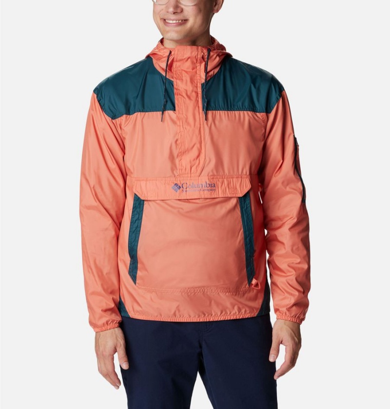 Orange Men\'s Columbia Challenger Windbreaker | FDNCJ-1248