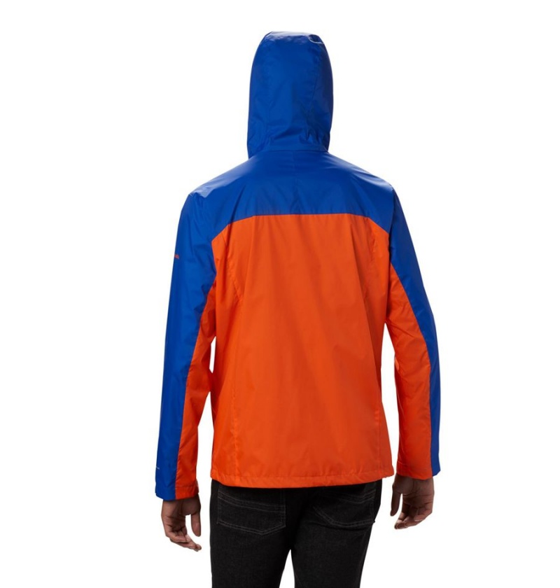 Orange Men's Columbia Collegiate Glennaker Storm - Florida Rain Jacket | NHYRJ-2576