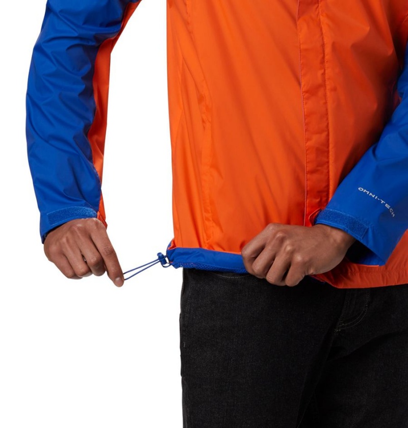 Orange Men's Columbia Collegiate Glennaker Storm - Florida Rain Jacket | NHYRJ-2576