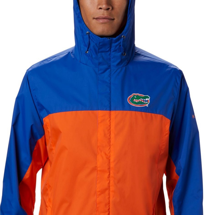 Orange Men's Columbia Collegiate Glennaker Storm - Florida Rain Jacket | NHYRJ-2576