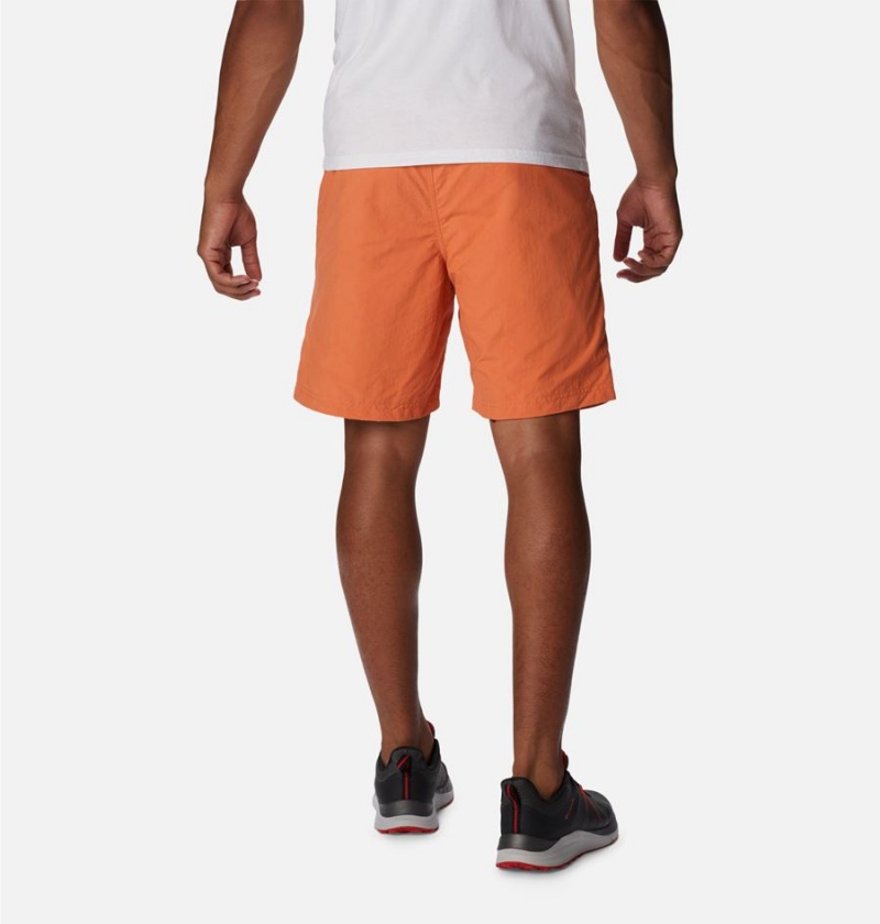 Orange Men's Columbia Deschutes Valley Reversible Shorts | WQMBA-4253