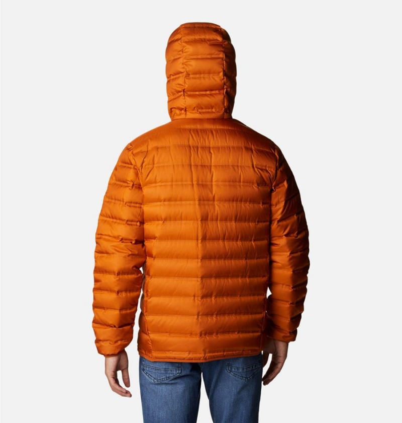 Orange Men's Columbia Lake 22 Hooded Insulated Puffer Jacket | ZBXPN-7861