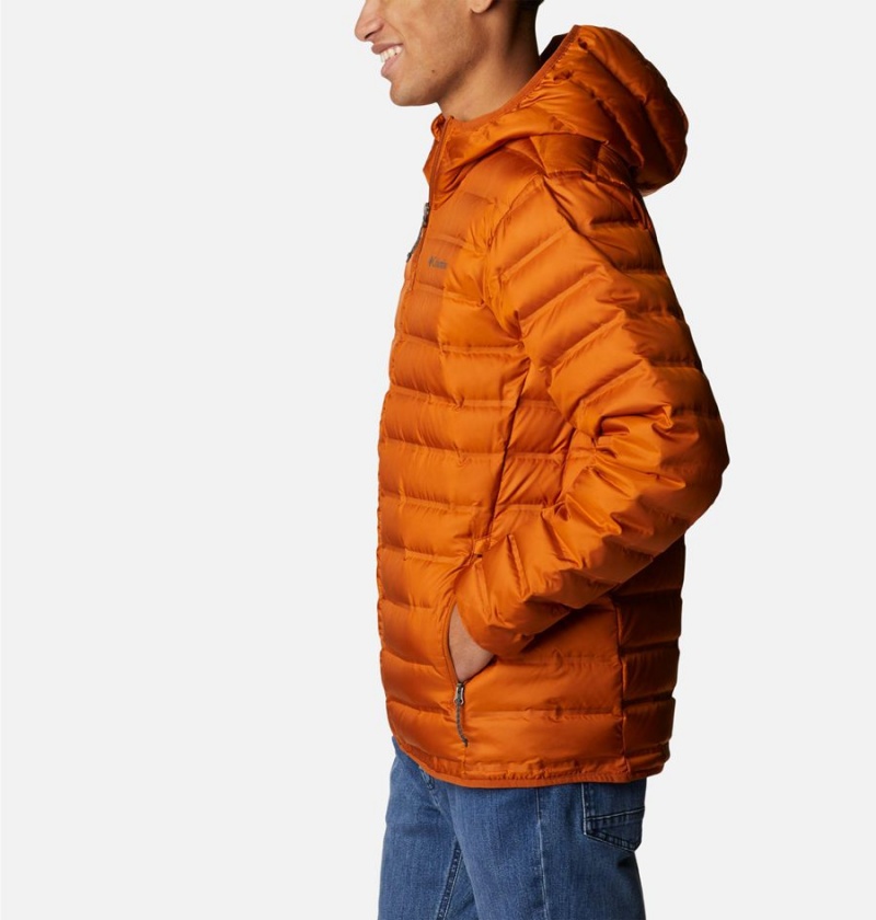 Orange Men's Columbia Lake 22 Hooded Insulated Puffer Jacket | ZBXPN-7861