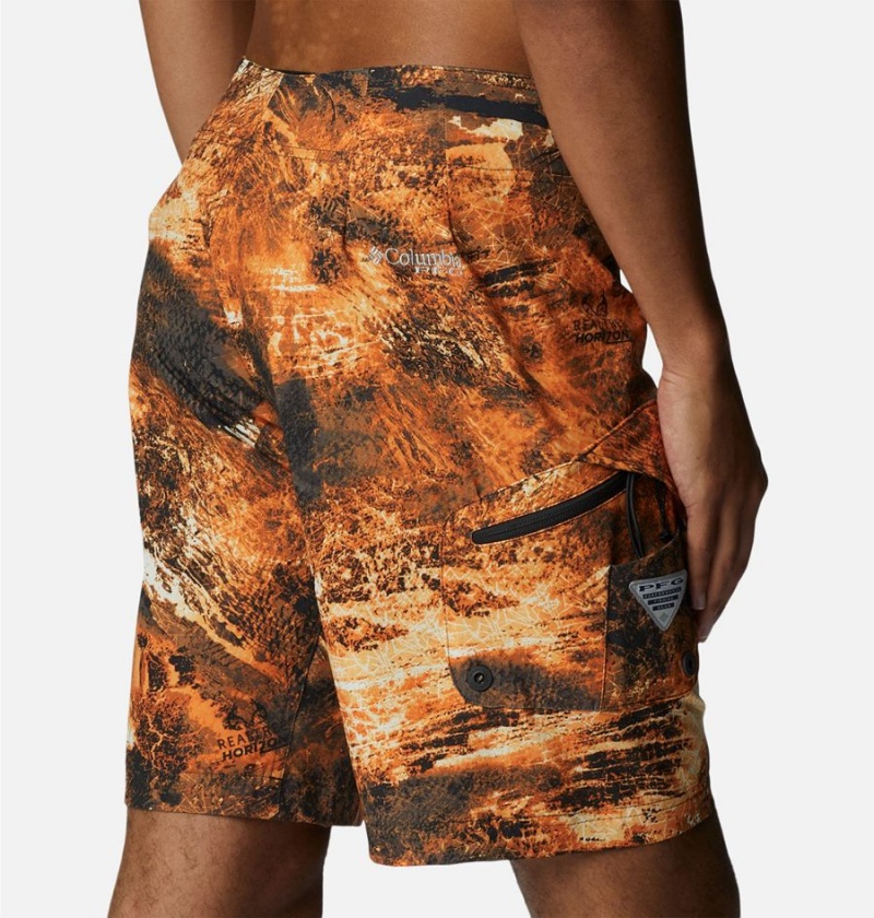 Orange Men's Columbia PFG Offshore II Board Shorts | RUTWG-8067