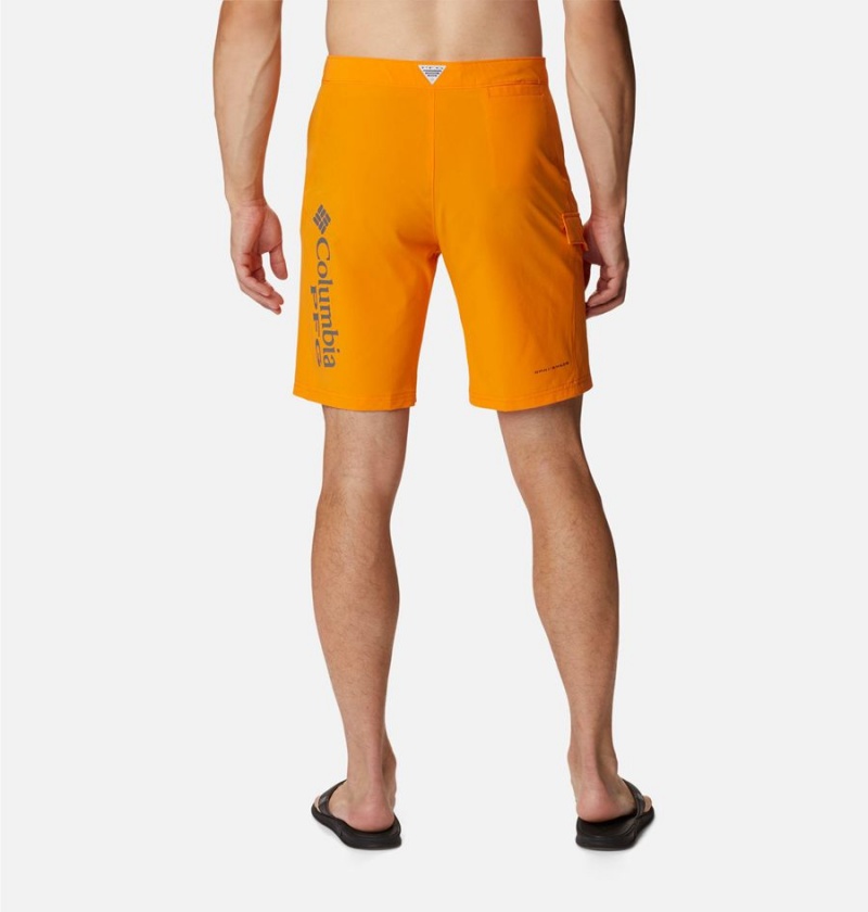 Orange Men's Columbia PFG Terminal Tackle Board Shorts | AGFTR-6853