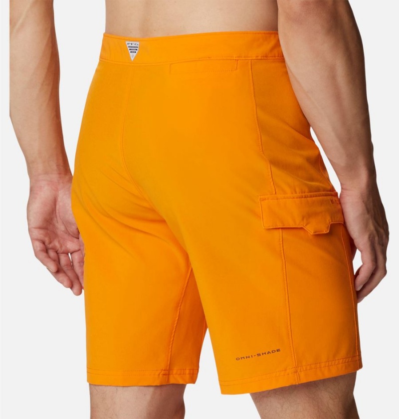 Orange Men's Columbia PFG Terminal Tackle Board Shorts | AGFTR-6853