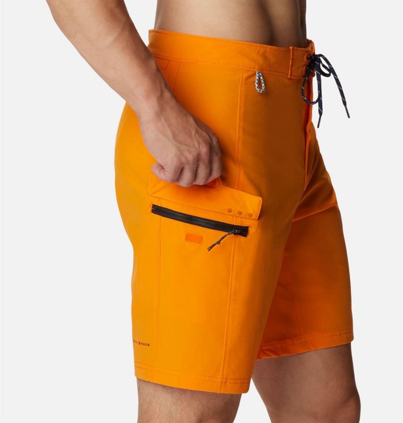 Orange Men's Columbia PFG Terminal Tackle Board Shorts | AGFTR-6853