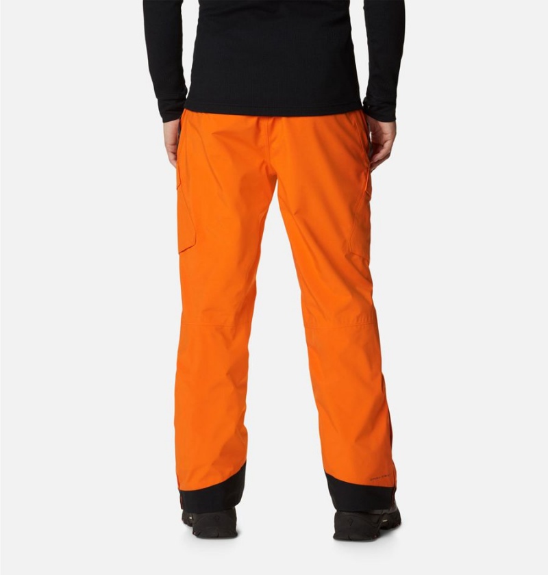 Orange Men's Columbia Powder Stash Ski Pants | QESDV-5924